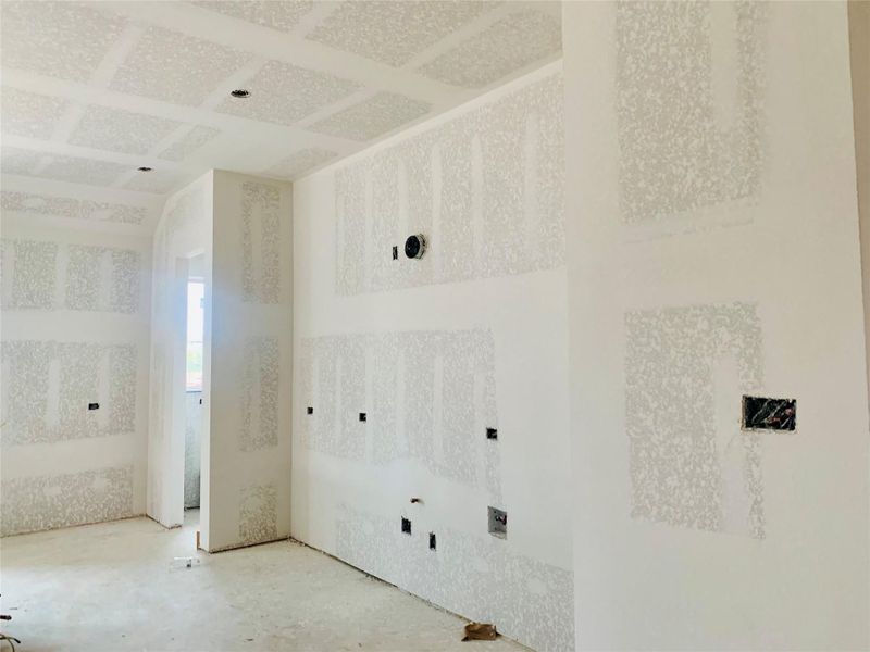 A kitchen being built exactly the way you have dreamed of!