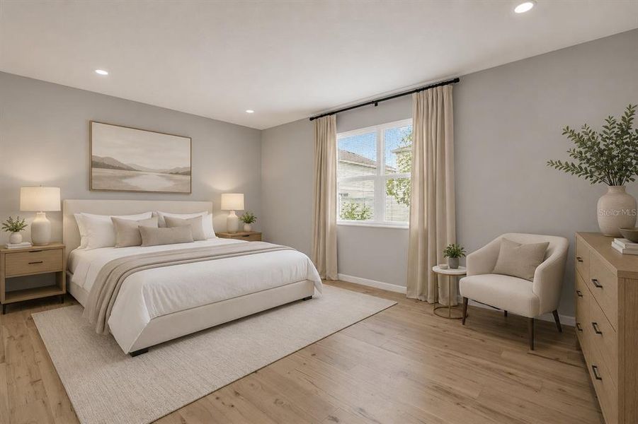 Furnished interior view inside a new home in Seasons at Lakeside Forest, Tavares (Image 5).