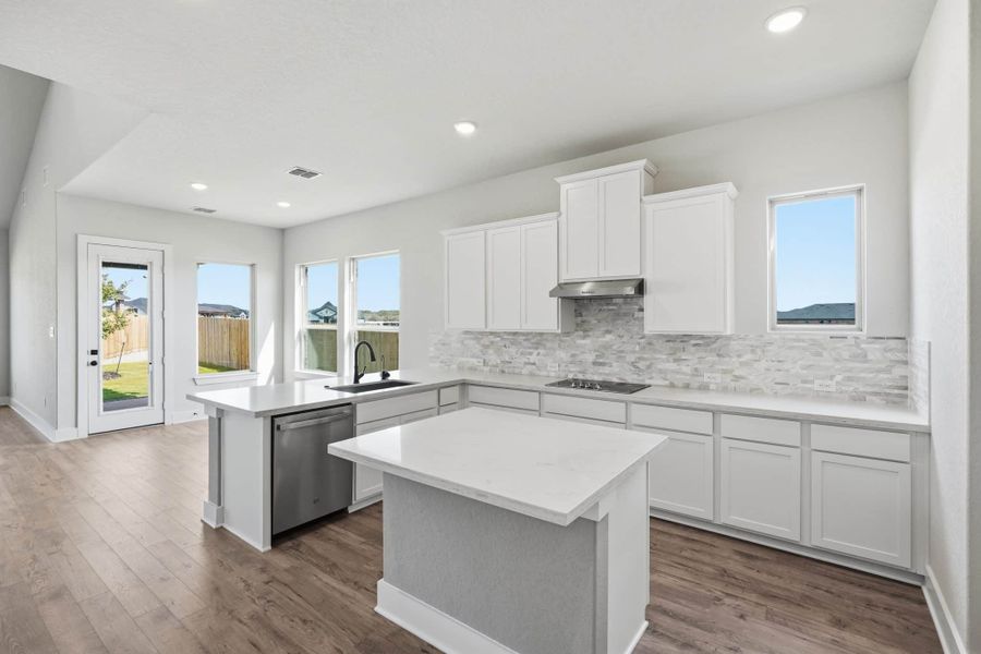 Furnished interior view inside a new home in Alsatian Oaks, Castroville (Image 7).