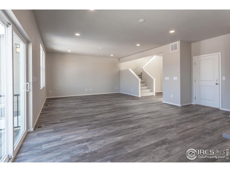 EXAMPLE PHOTO: DINING ROOM AND LIVING ROOM