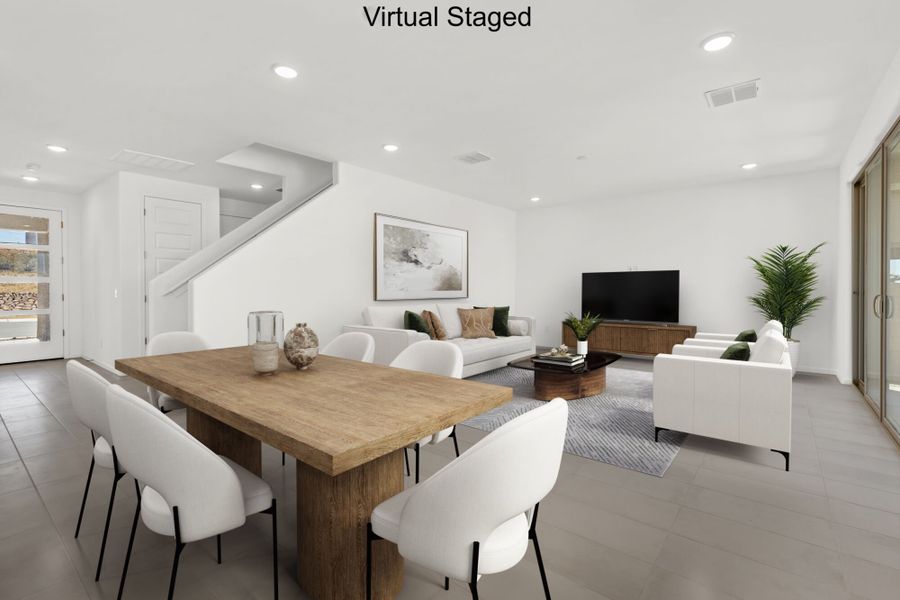 Furnished interior view inside a new home in Silverbell Ridge, Marana (Image 5).