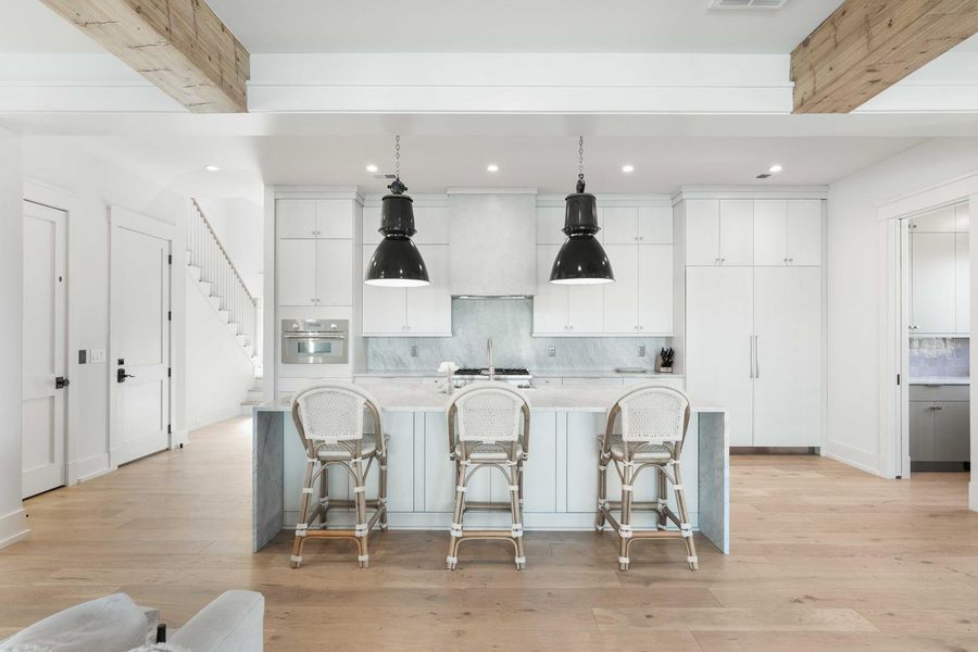 Furnished interior view inside a new home in , Isle Of Palms (Image 33).