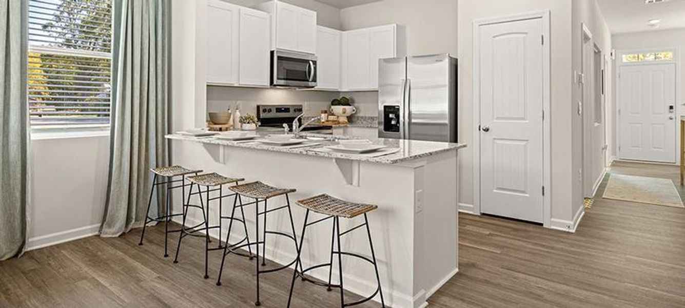 Furnished interior view inside a new home in Old Summerville Village, Rome (Image 8).