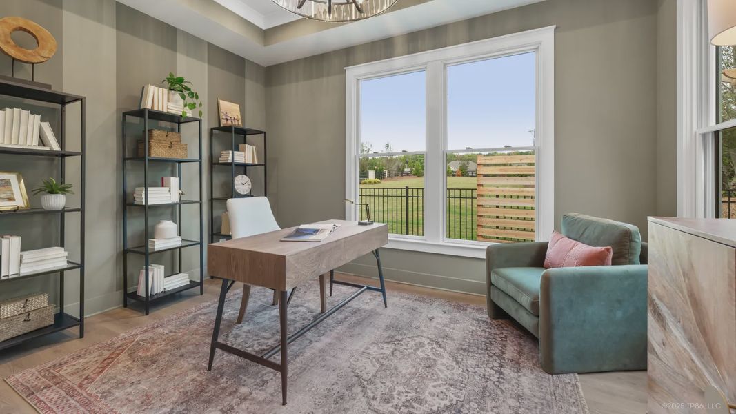 Representative furnished interior of a home built from the Provenance by Epcon Communities in The Courtyards by The Manor, Alpharetta (Image 30).