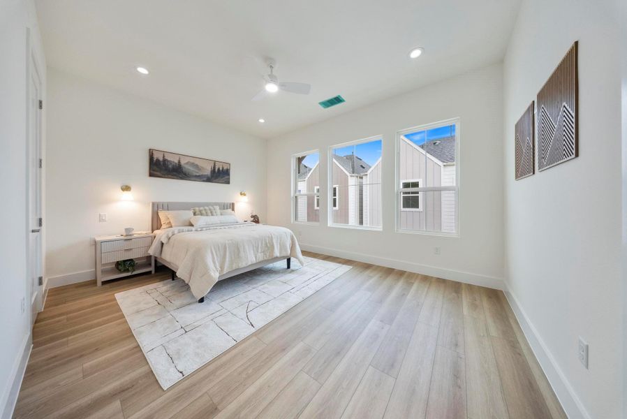 Furnished interior view inside a new home in , Houston (Image 22).