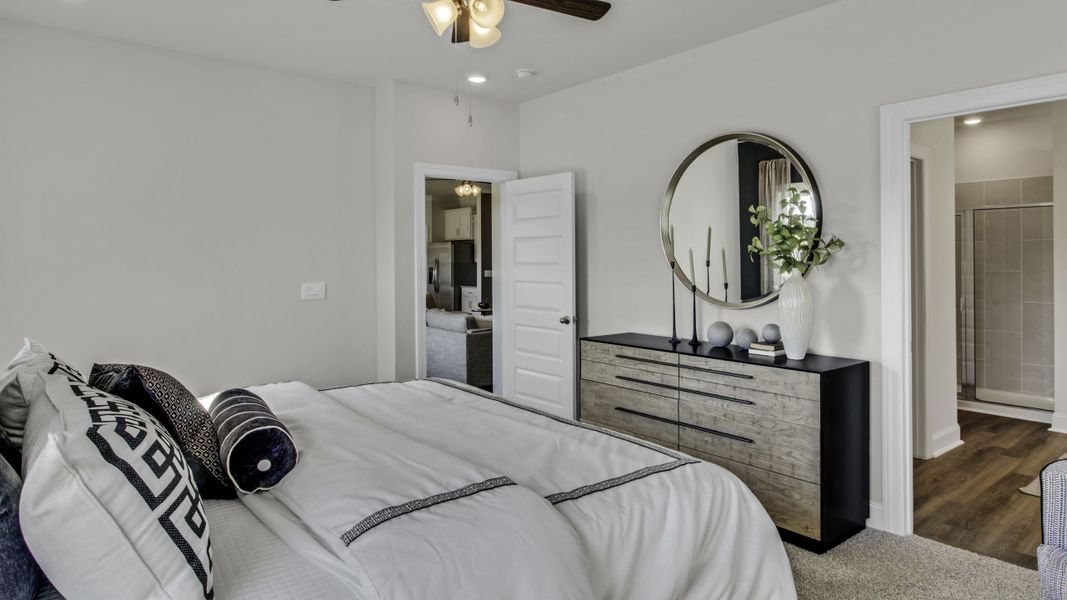 Furnished interior view inside a new home in Hedge Rose, Somerville (Image 16).