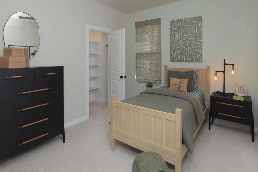 Furnished interior view inside a new home in Wolf Ranch West Bend - 60', Georgetown (Image 26).