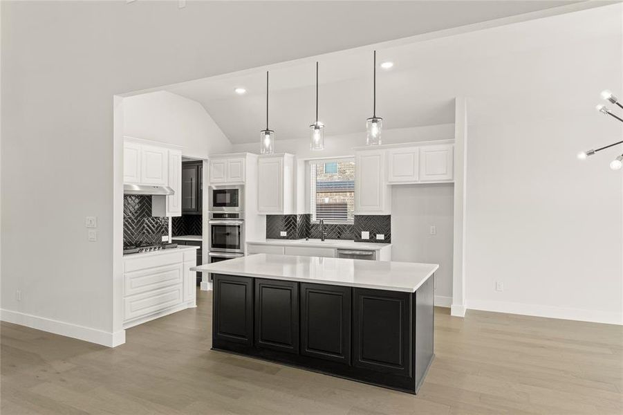 Furnished interior view inside a new home in Grayhawk Addition, Forney (Image 6). Furnished interior view inside a new home in Grayhawk Addition, Forney (Image 6).