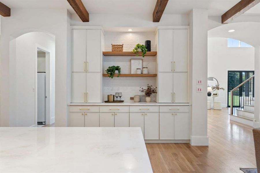 Furnished interior view inside a new home in , Dallas (Image 8).