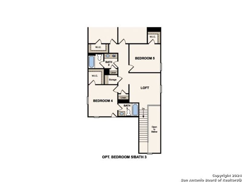 2D floor plan layout of this home in Park Place, New Braunfels, TX (Image 2). 2D floor plan layout of this home in Park Place, New Braunfels, TX (Image 2).