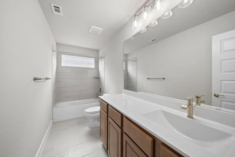 Furnished interior view inside a new home in Morton Creek Ranch, Katy (Image 6). Furnished interior view inside a new home in Morton Creek Ranch, Katy (Image 6).