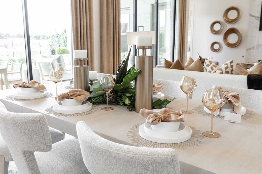 Representative Dining Room - some options shown