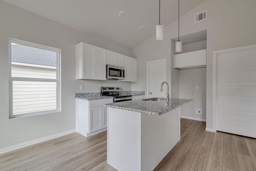 Furnished interior view inside a new home in , Fort Worth (Image 9).