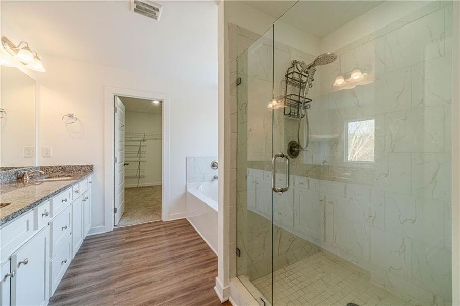 Furnished interior view inside a new home in Alcovy Estates, Monroe (Image 9).