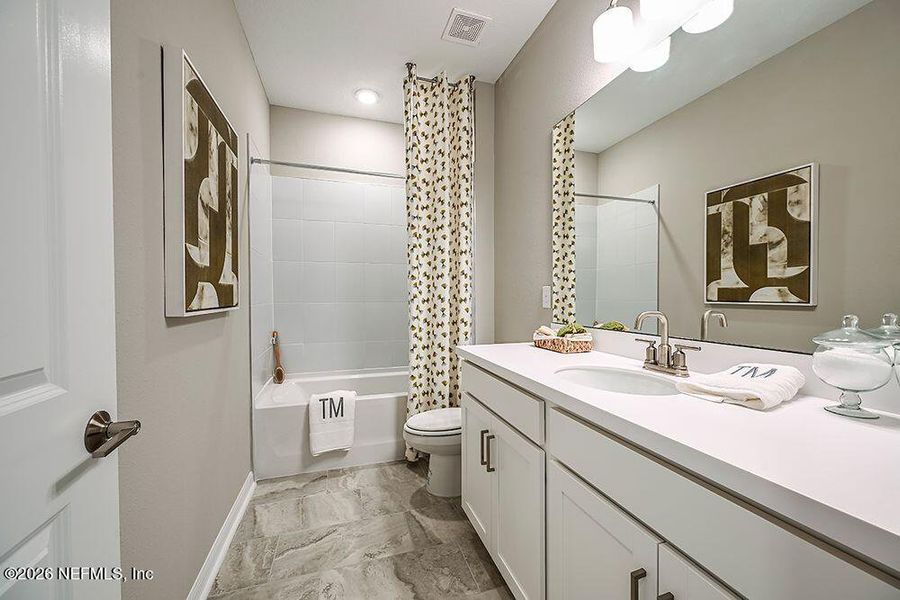 Furnished interior view inside a new home in , St. Augustine (Image 14).