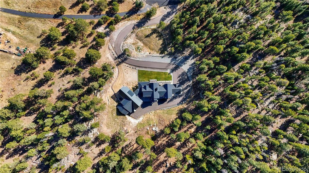 Paved road for access