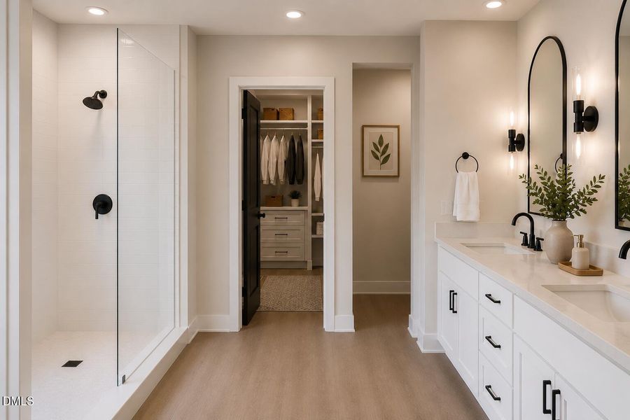 virtual rendering master bath
