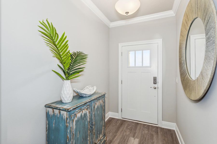 Representative furnished interior of a home built from the The Turquoise by Herbst Homes in Clear Water Landing, Milton (Image 4).