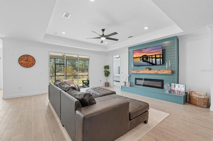 Furnished interior view inside a new home in , Ormond Beach (Image 35).