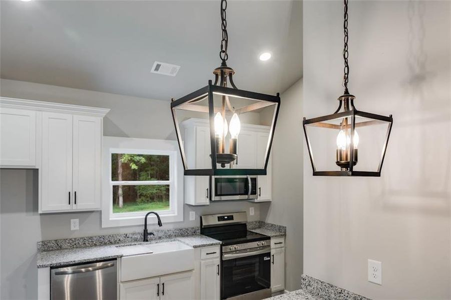 Furnished interior view inside a new home in , Tallapoosa (Image 8).
