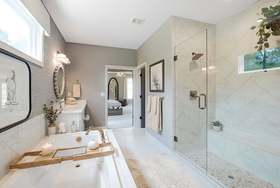 Furnished interior view inside a new home in Woodberry, Canton (Image 6).