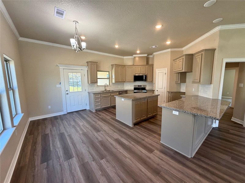 Furnished interior view inside a new home in , Angleton (Image 8).