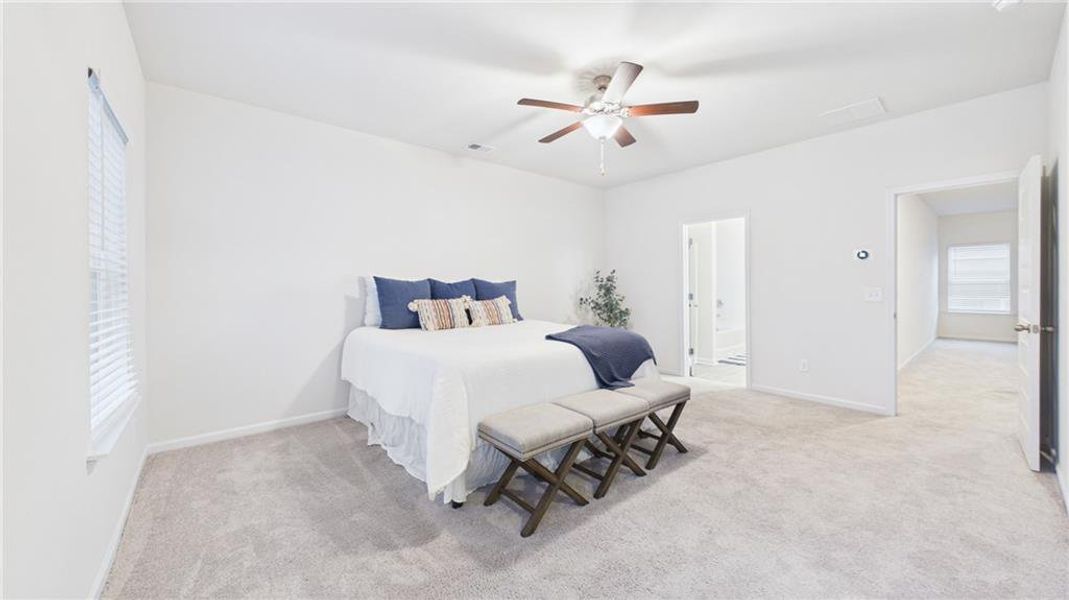 Furnished interior view inside a new home in , Cartersville (Image 34).