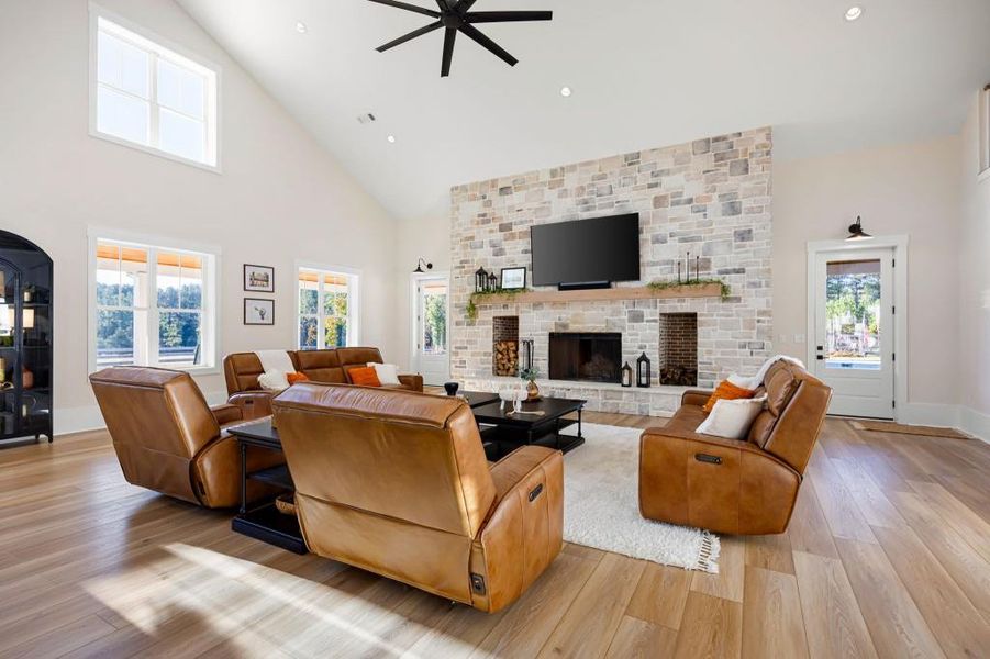 Furnished interior view inside a new home in , Rydal (Image 84).