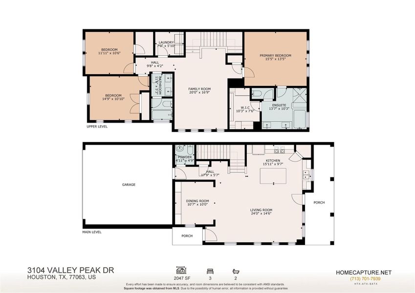 2D floor plan layout of this home in Dunvale Village - Townhome Collection, Houston, TX (Image 4). 2D floor plan layout of this home in Dunvale Village - Townhome Collection, Houston, TX (Image 4).