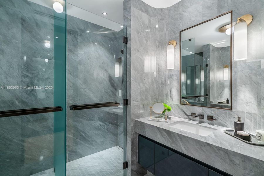 Furnished interior view inside a new home in , Miami (Image 4).