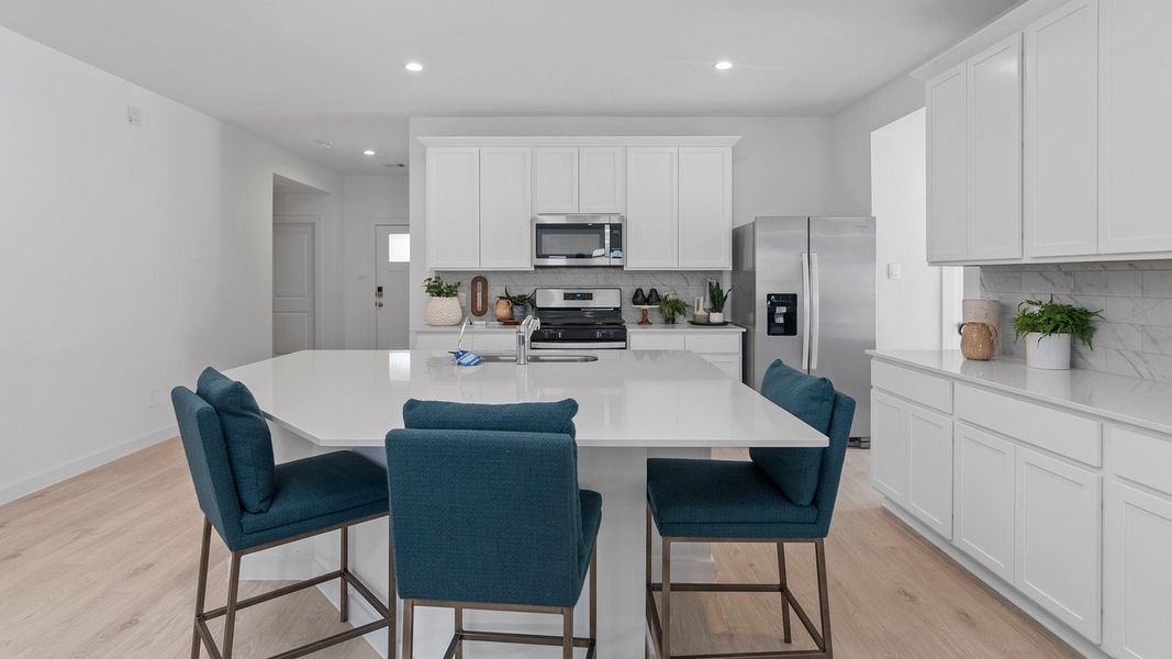 Furnished interior view inside a new home in Emberly, Beasley (Image 17).