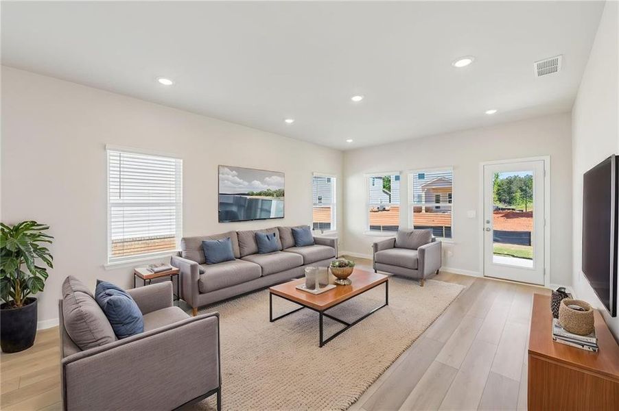 Furnished interior view inside a new home in Martin Springs - Reserve Series, Lawrenceville (Image 16).