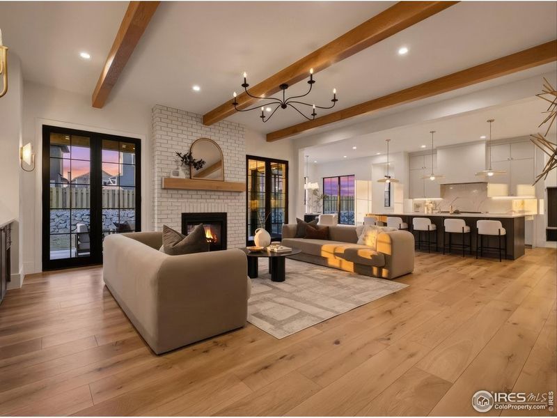 Furnished interior view inside a new home in , Louisville (Image 8).