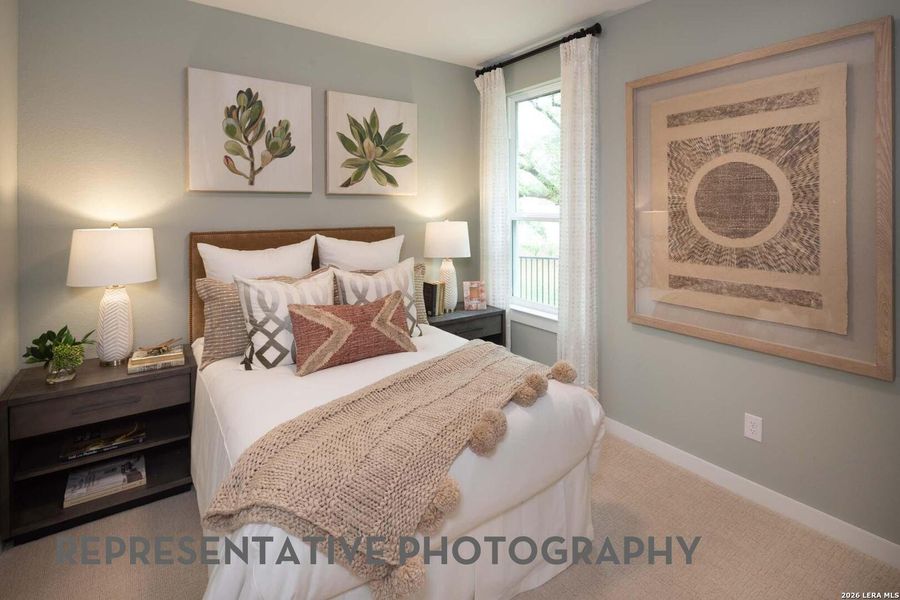 Furnished interior view inside a new home in Prominence, San Antonio (Image 6).