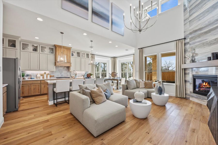 Furnished interior view inside a new home in Lake Shore Village, Rowlett (Image 12).