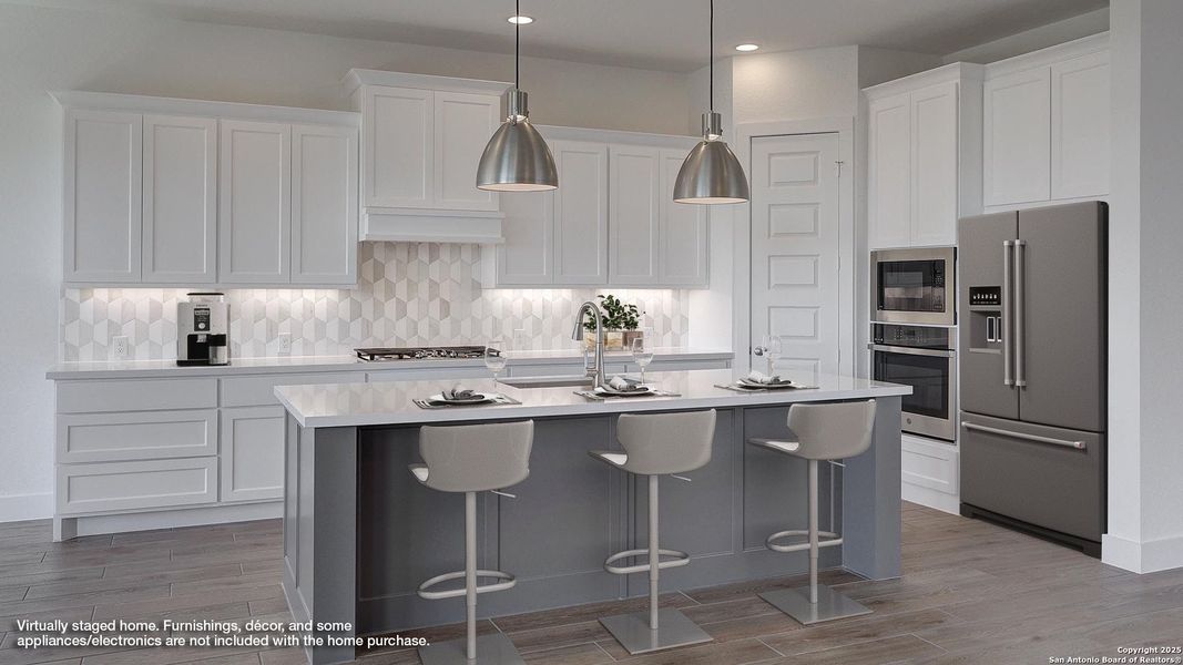 Furnished interior view inside a new home in Haby Hill 60', San Antonio (Image 10).