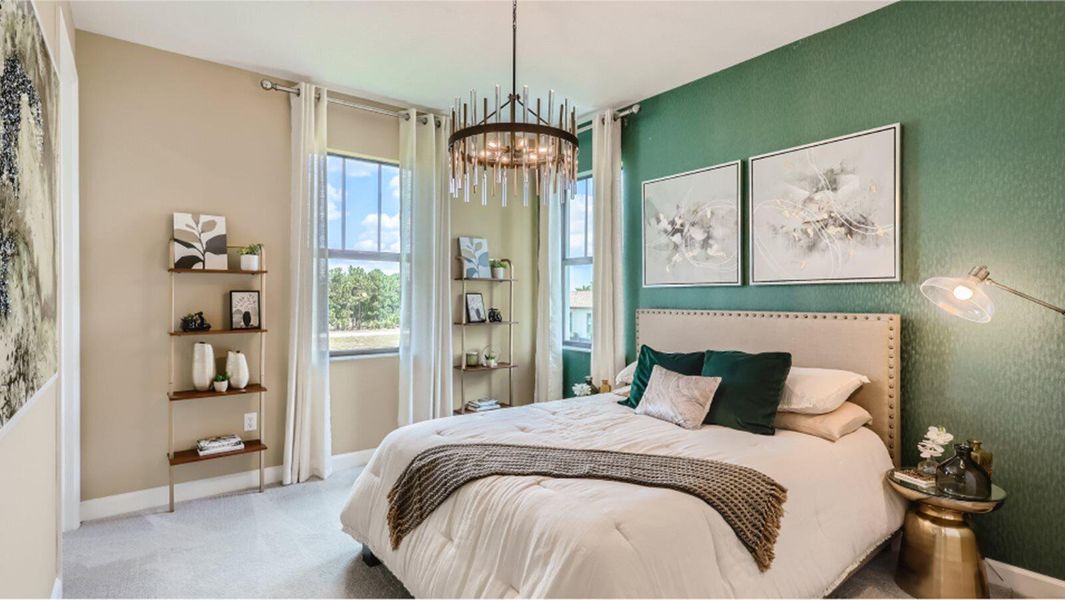 Furnished interior view inside a new home in Tesoro Club, Port St. Lucie (Image 6).