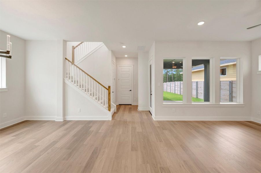 Spacious, unfurnished interior of a new home in Two Step Farm - Landmark Row Collection, Montgomery (Image 40).