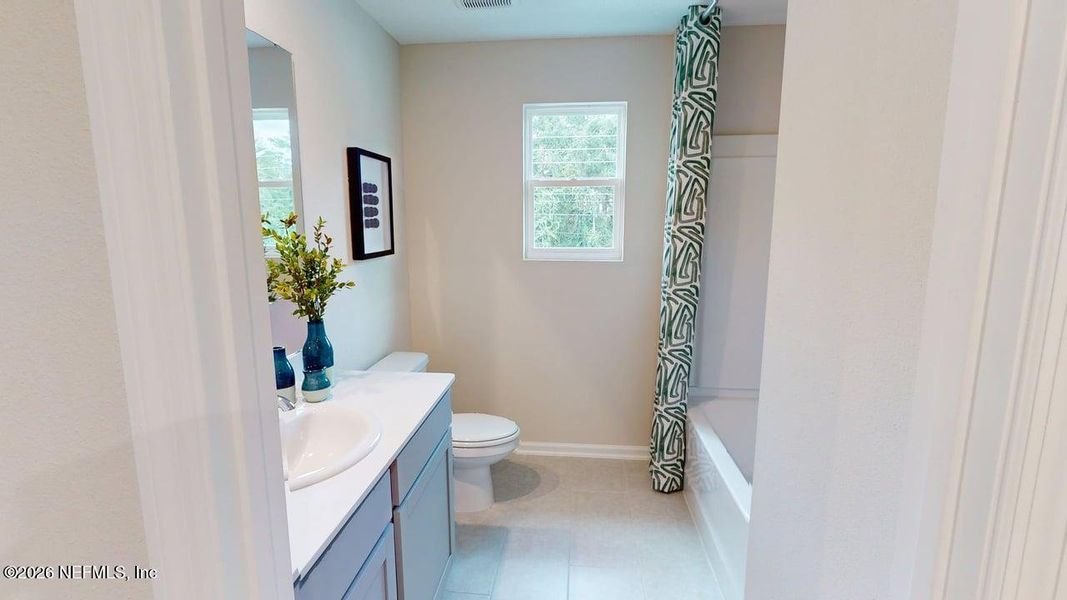Furnished interior view inside a new home in Egret Creek, Jacksonville (Image 6).
