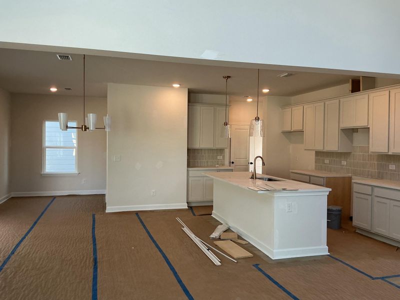 In-progress construction of a new home in Tea Farm: Presidents Series, Ravenel, SC (Image 28).