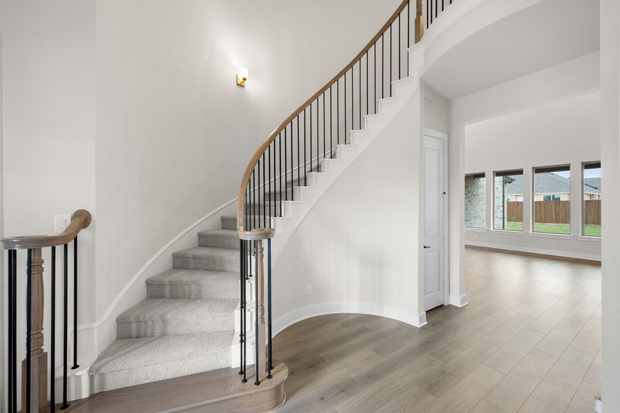 Spacious, unfurnished interior of a new home in Hayes Crossing, Midlothian (Image 17). Spacious, unfurnished interior of a new home in Hayes Crossing, Midlothian (Image 17).