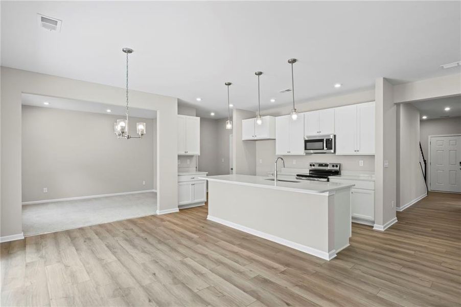 Furnished interior view inside a new home in Sage Woods, Dallas (Image 8). Furnished interior view inside a new home in Sage Woods, Dallas (Image 8).