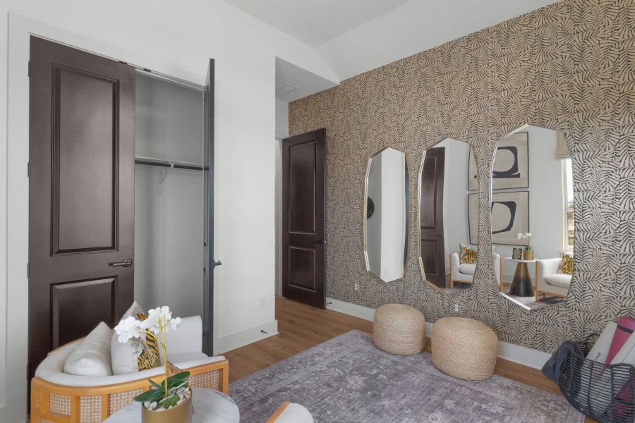 Furnished interior view inside a new home in Davis Ranch, San Antonio (Image 5).