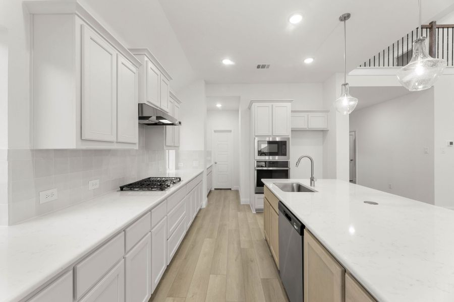 Furnished interior view inside a new home in Creekview Meadows, Pilot Point (Image 6).