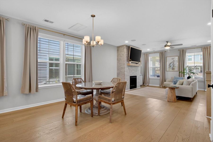 Furnished interior view inside a new home in Twin Lakes, Johns Island (Image 10).