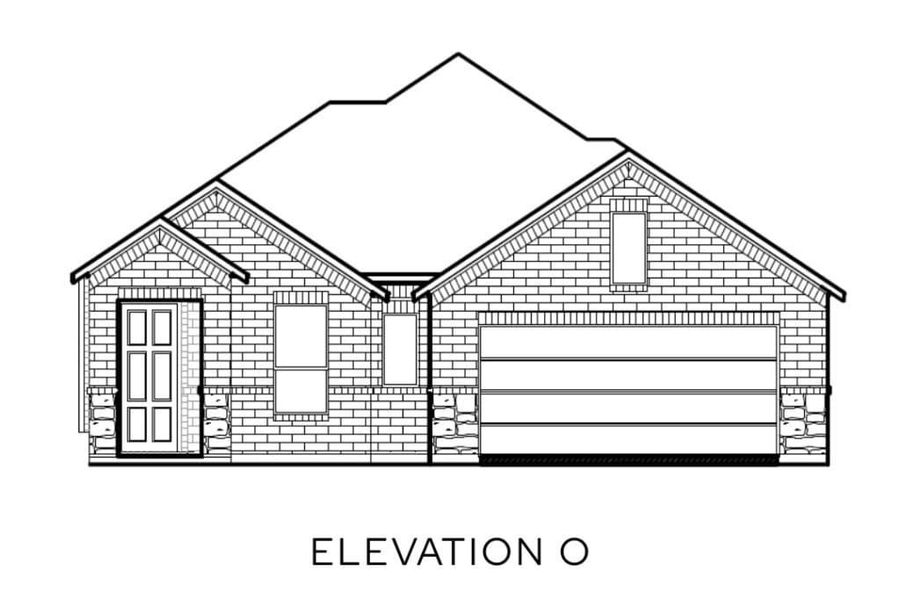 Representative rendering of the exterior for the The Flower by Lillian Custom Homes (Image 9).