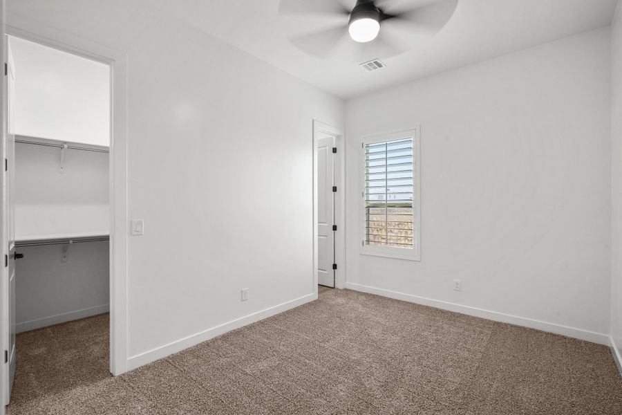 Representative unfurnished interior of a home built from the Scottsdale by LEH. Homes in Verdancia, El Paso (Image 73).