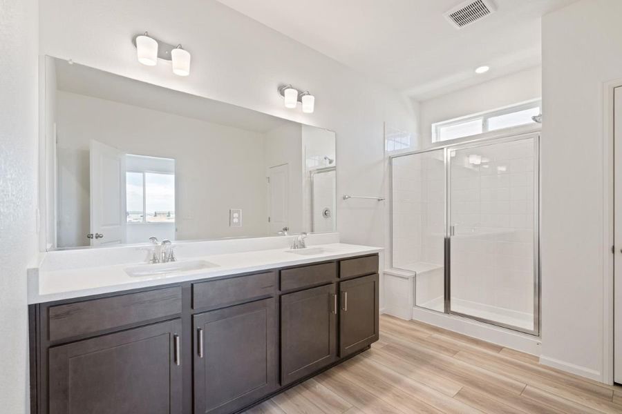 Furnished interior view inside a new home in Bennett Crossing Reserve, Bennett (Image 11).