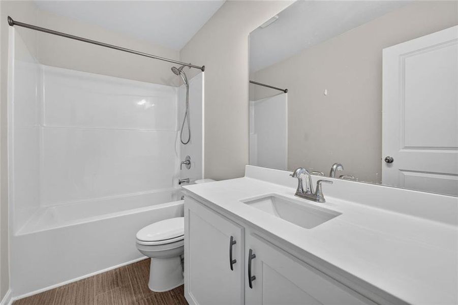 Furnished interior view inside a new home in , Atlanta (Image 7). Furnished interior view inside a new home in , Atlanta (Image 7).