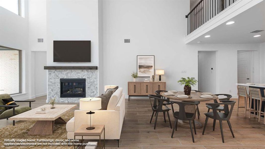 Furnished interior view inside a new home in M3 Ranch 50', Mansfield (Image 13). Furnished interior view inside a new home in M3 Ranch 50', Mansfield (Image 13).